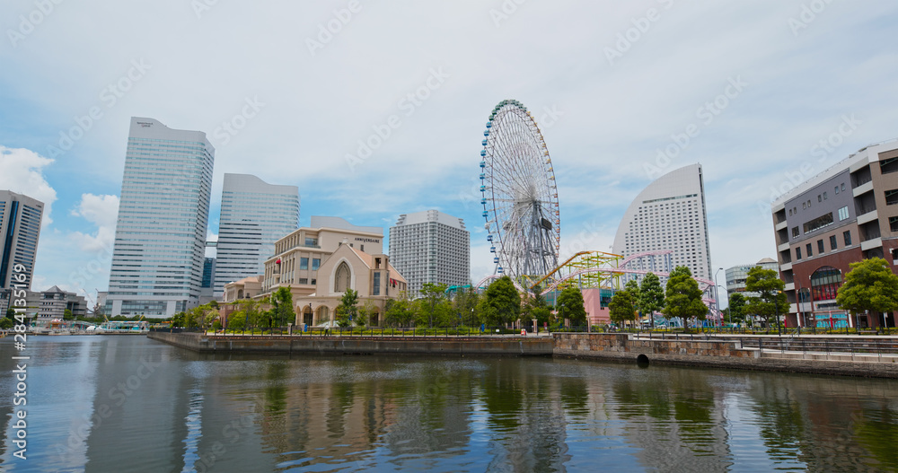 Yokohama city harbor