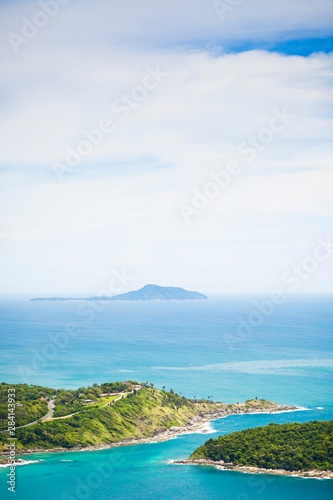 panoramic view of the island