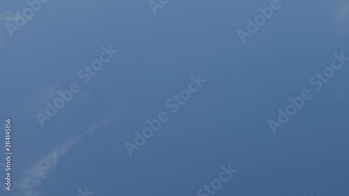 Video timelapse white clouds and Moving in the blue sky. 4k time lapse beautiful blue sky with clouds background.