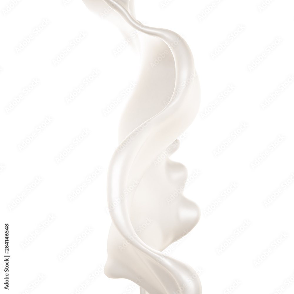 Splash of bright liquid on a white background. 3d illustration, 3d rendering. Splash of bright liquid on a white background. 3d illustration, 3d rendering.