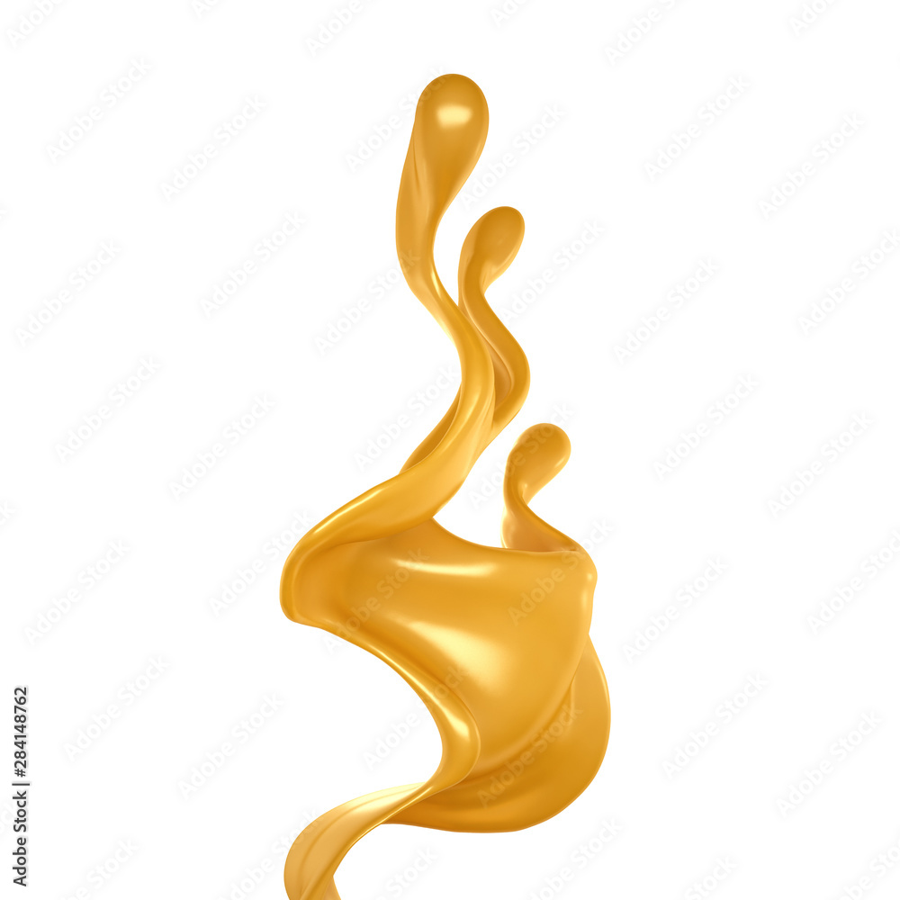 Caramel splash 3d illustration, 3d rendering. Caramel splash 3d illustration, 3d rendering.