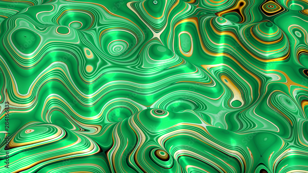 Obraz premium Luxury, beautiful, unusual, color background. 3d illustration, 3d rendering.