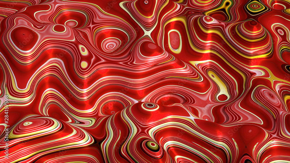 Obraz premium Luxury, beautiful, unusual, color background. 3d illustration, 3d rendering.