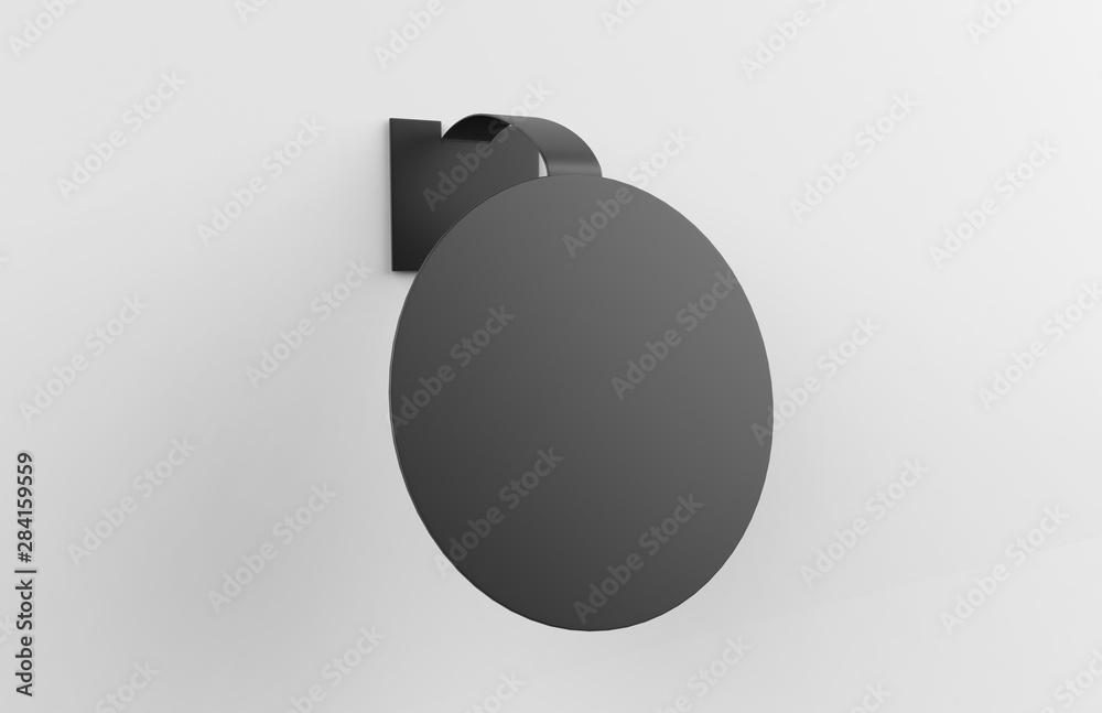 Blank White Advertising PVC shelf wobbler plastic shelf dangler for shopping centers. 3d render illustration. Blank White Advertising PVC shelf wobbler plastic shelf dangler for shopping centers. 3d render illustration.