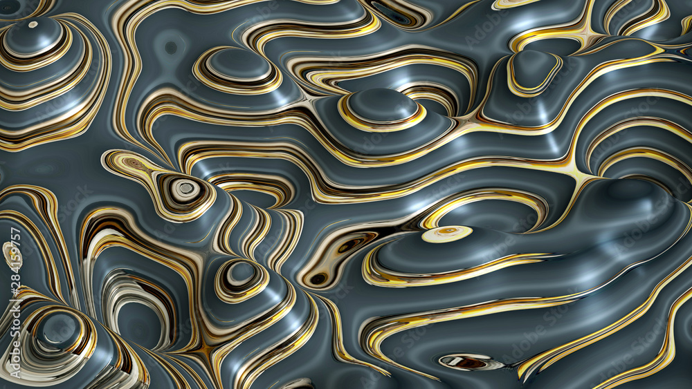 Fototapeta premium Luxury, beautiful, unusual, color background. 3d illustration, 3d rendering.