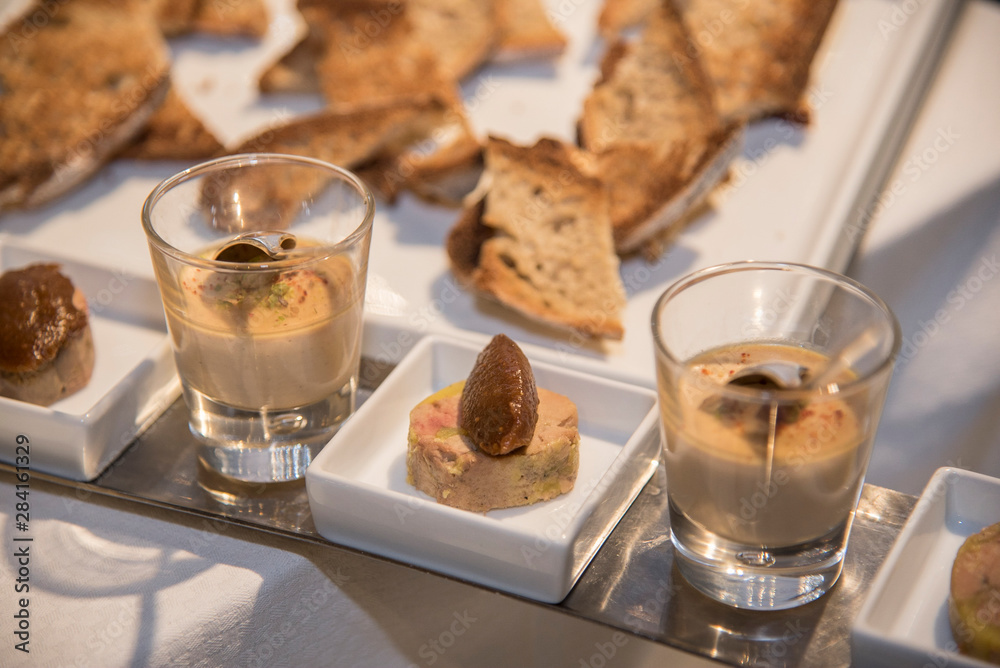 foie gras de canard en verrines