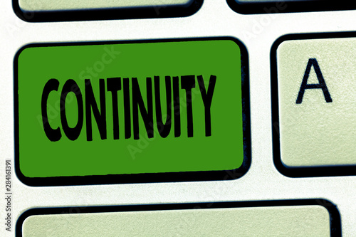 фотографія Handwriting text Continuity