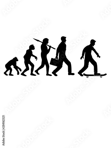 evolution brett skater born to skate skateboard fahren sport hobby spa   rollen unterwegs tricks stunts schnell cool design clipart