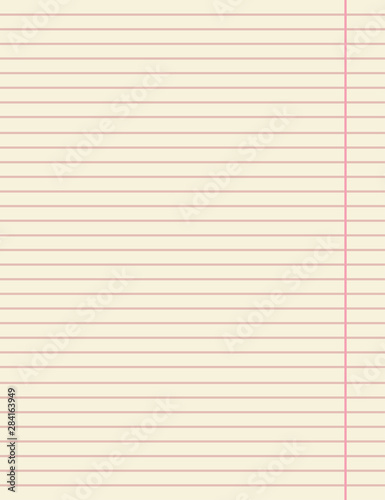 Abstract pattern with lines. Graphic paper background. Striped texture. Education concept
