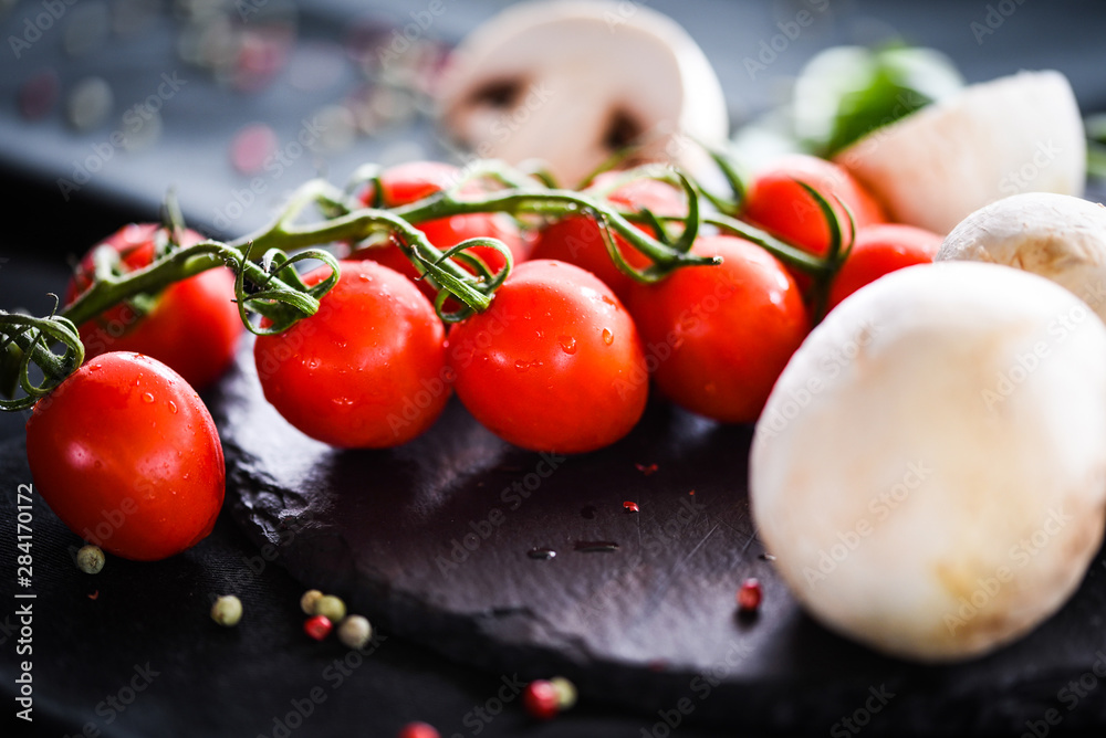 tasty italian calzone pizza with fresh ingredients and vegetables tasty italian calzone pizza with fresh ingredients and vegetables