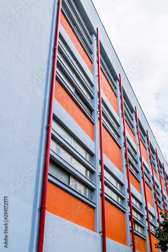 Modern building exterior de...