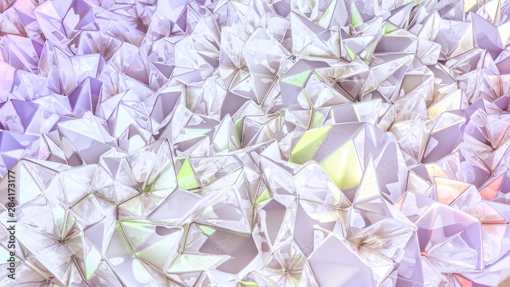 Crystal triangle background. 3d illustration, 3d rendering. Crystal triangle background. 3d illustration, 3d rendering.