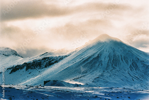 Wallpaper Mural Early Winter in Icelandic Highlands on Cold Sunny Day Torontodigital.ca