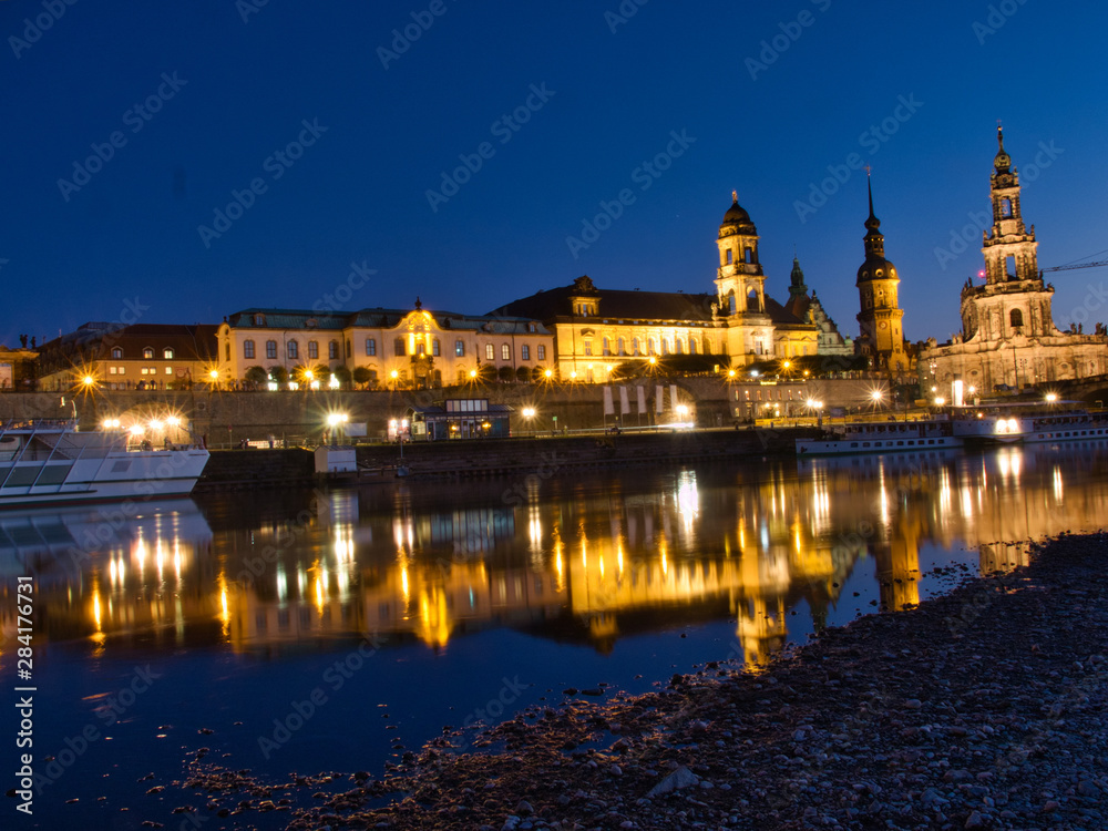 Dresden view in the night