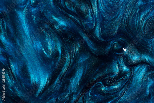 Abstract blue metallic background