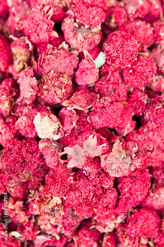 Pile of dried pomegranate f...