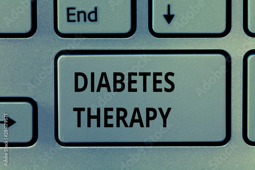 Wallpaper Mural Text sign showing Diabetes Therapy. Conceptual photo Set the patient s is blood glucose level to as close to normal. Torontodigital.ca