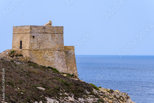 One of the many fortifications dotted around the coast of Gozo and Malta.