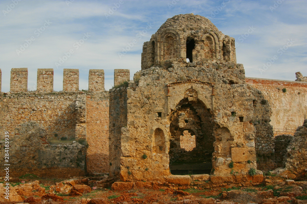 Coast Alanya Turkey castle