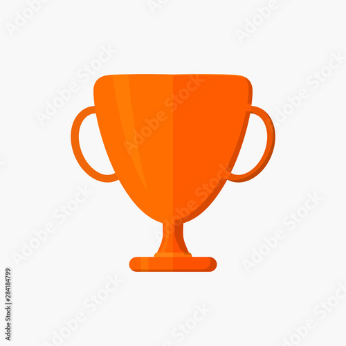 golden trophy cup isolated ...