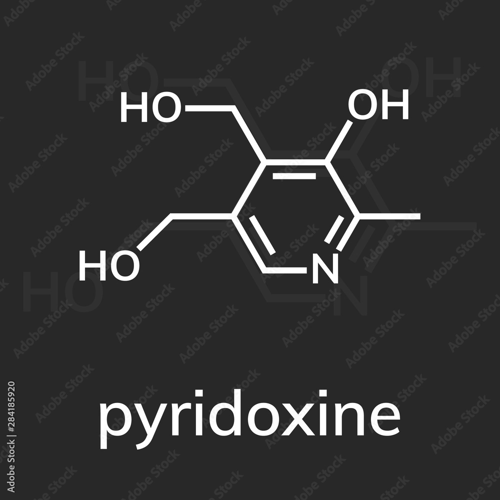 Vitamin b6 or pyridoxine chemical formula Vitamin b6 or pyridoxine chemical formula