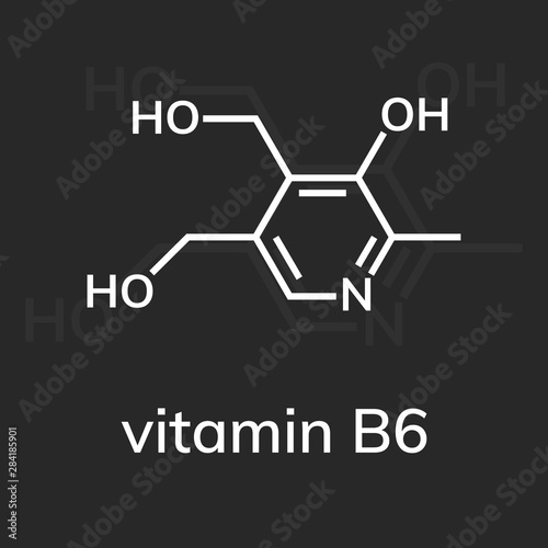 Vitamin b6 or pyridoxine chemical formula