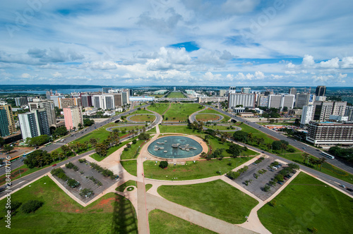 View from the Television Tower over Brasilia, Brazil photo