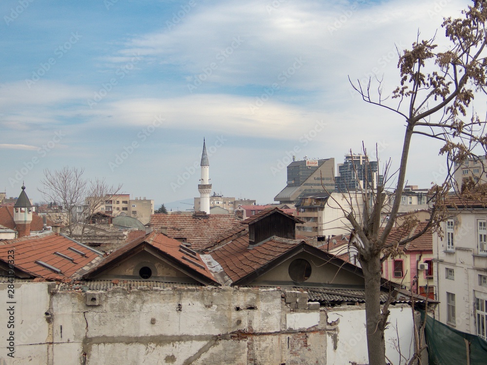 Fototapeta premium traditional architecture in a north macedonian capital skopje