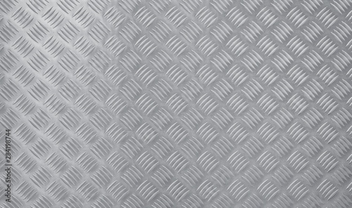 Steel checkered plate texture background 