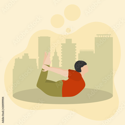 People sport yoga website Healthy lifestyle