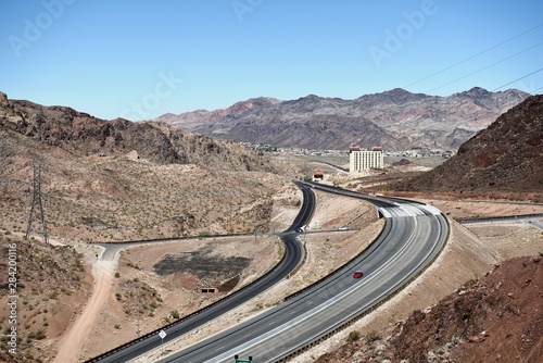 On the road to Hoover Dam