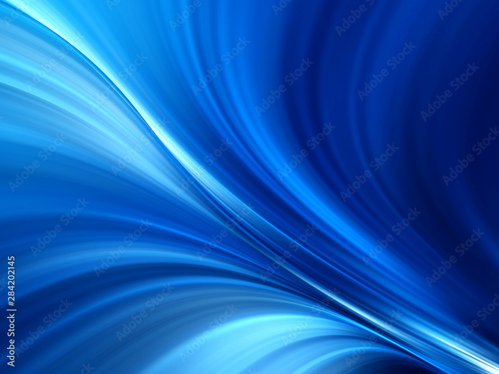 Abstract Background - wave of blue light Abstract Background - wave of blue light