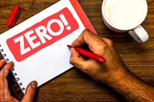 Cuadro en lienzo Text sign showing Zero Motivational Call