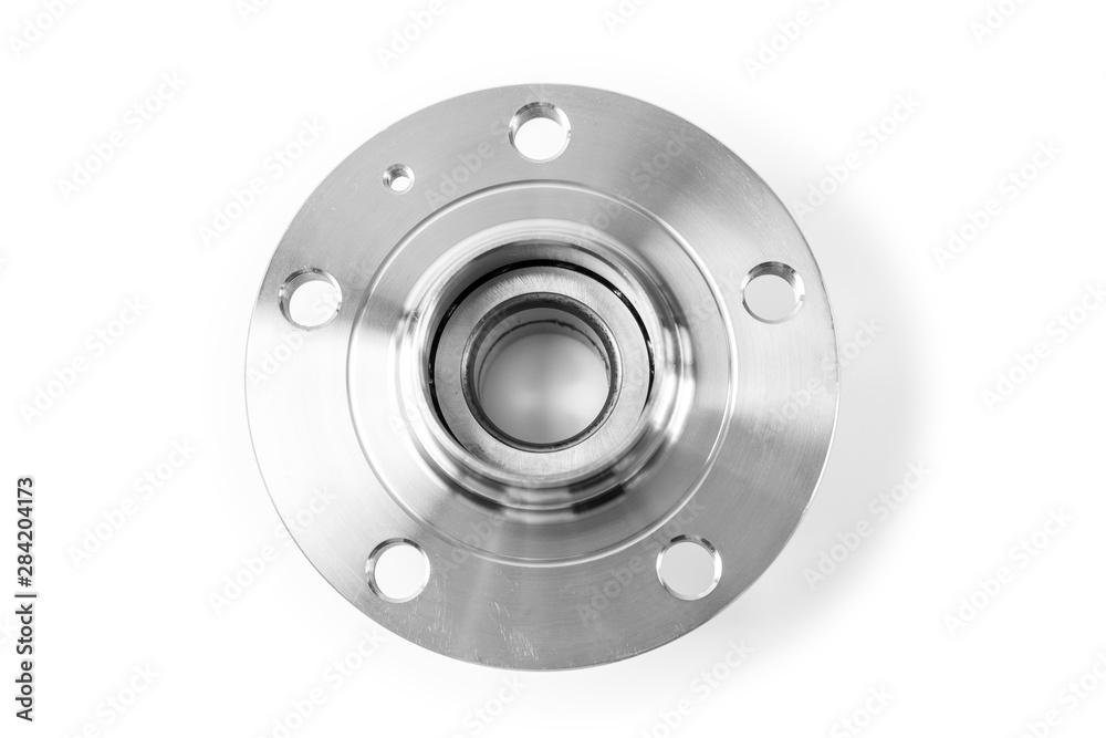 wheel hub bearing auto parts isolated on white background wheel hub bearing auto parts isolated on white background