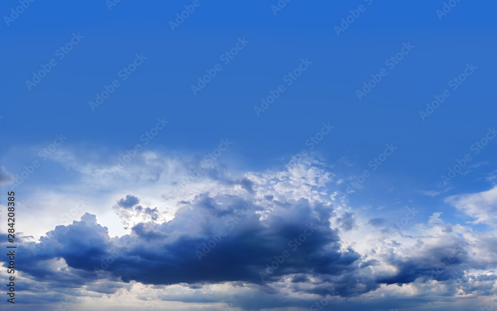 Blue sky with clouds great template for Web,  posters  etc 