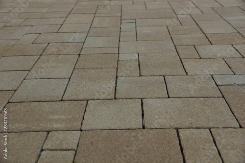 paving stones. improvement of pavements and cities