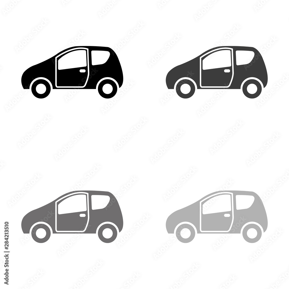 .Car - black vector icon
