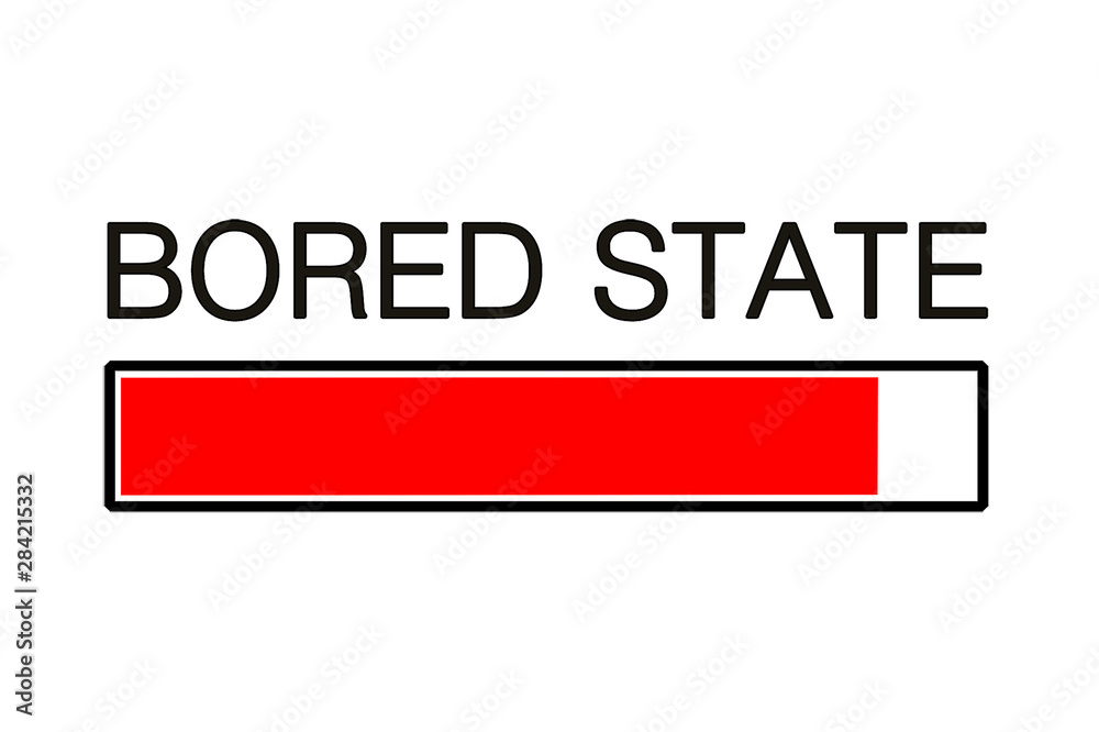 Boring Concept Illustration