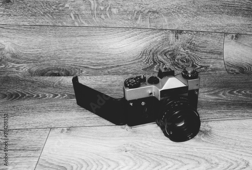 The old Soviet 35 mm SLR film camera
