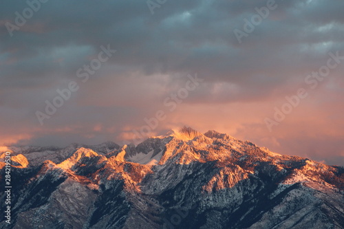 sunset in mountains © Cassidy