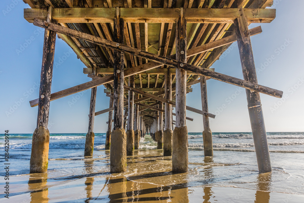 Wooden Pier at the Ocean
