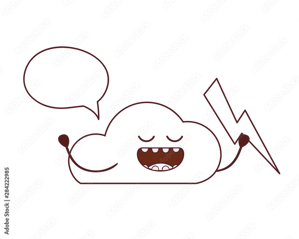 beautiful cloud kawaii isolated icon beautiful cloud kawaii isolated icon