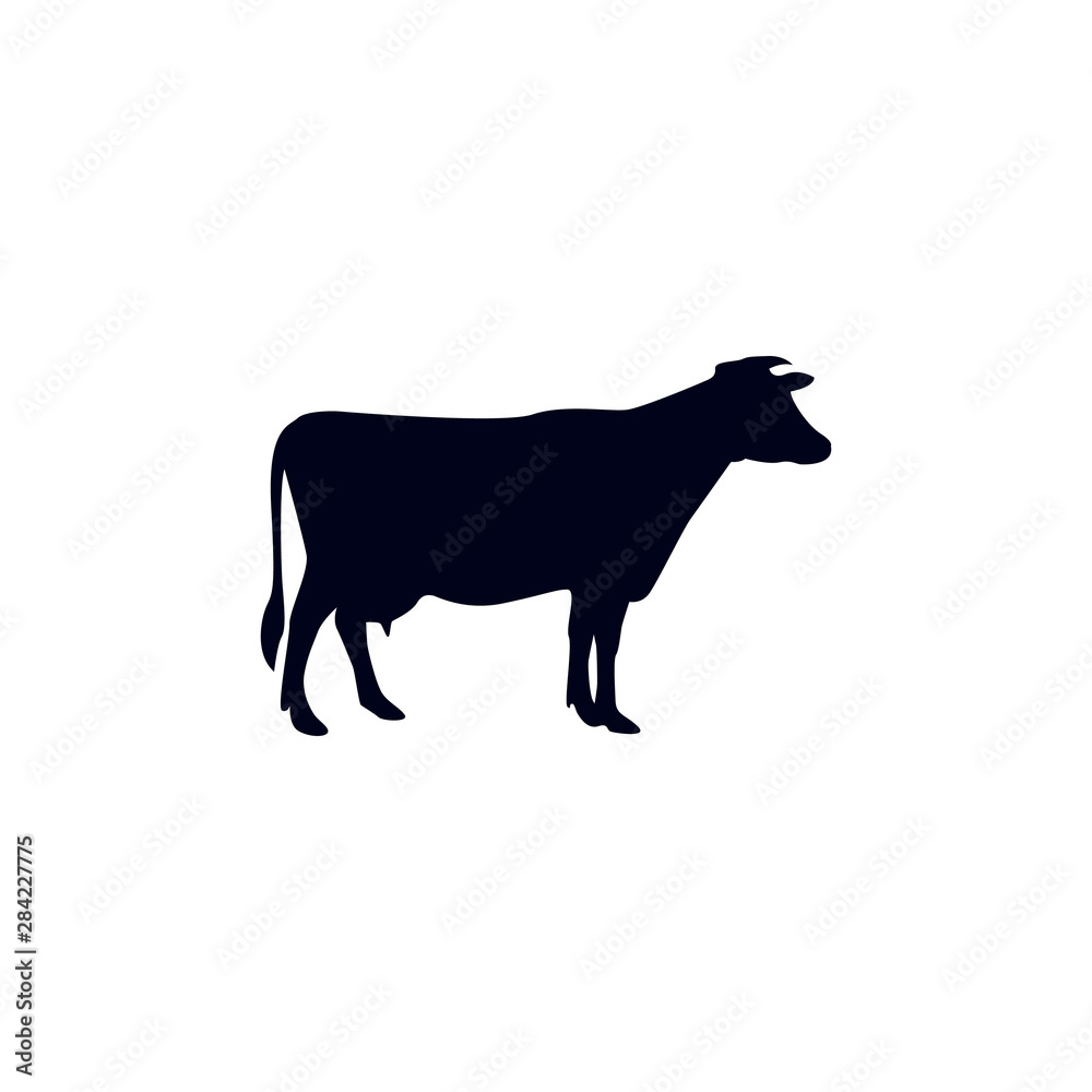 cow silhouette icon