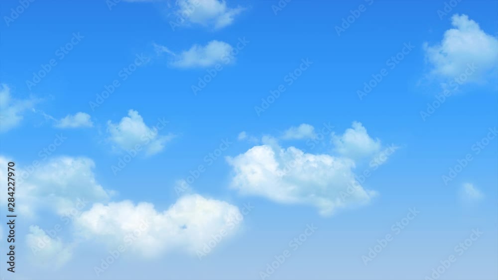 Seamless Loop of Moving Clouds
