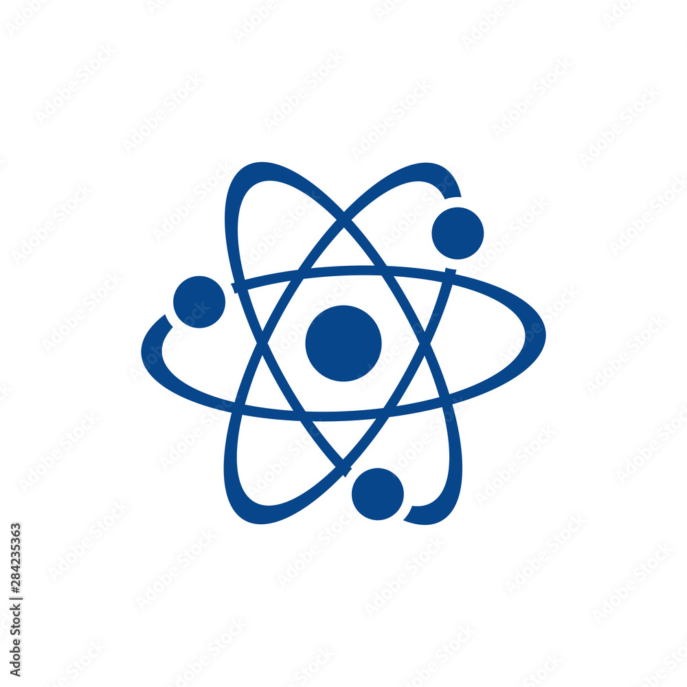 Science atom symbol icon vector EPS 10 illustration Science atom symbol icon vector EPS 10 illustration