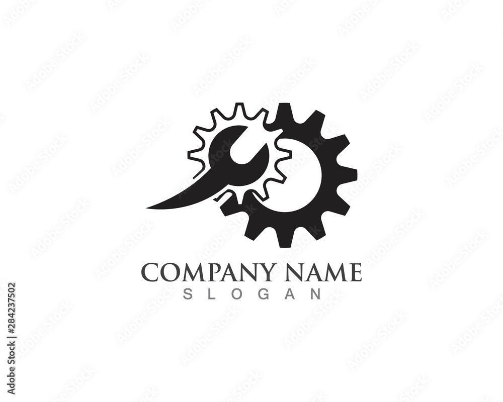 Gear Logo Template vector icon illustration design Gear Logo Template vector icon illustration design