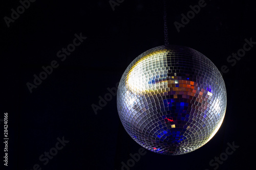 light globe for party with black background