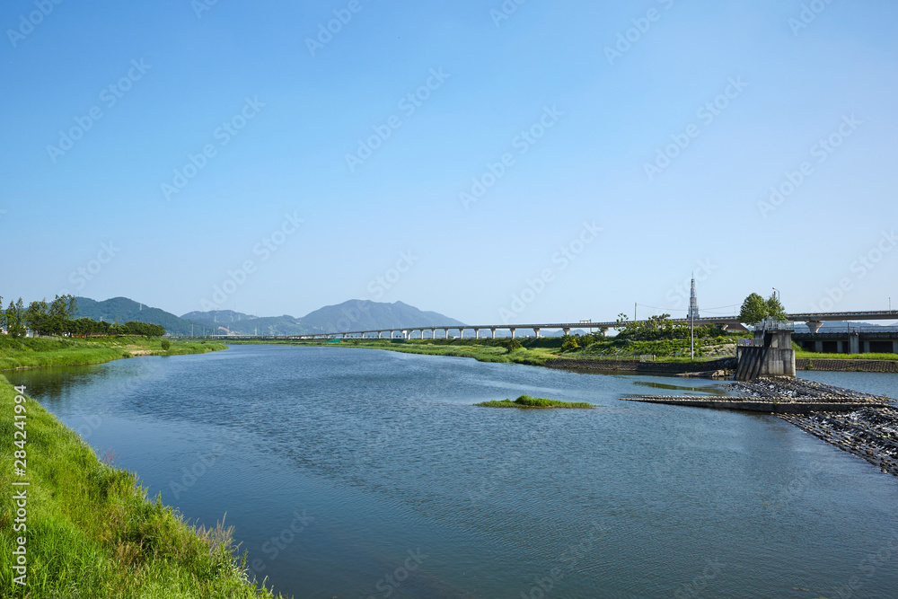 Fototapeta premium Suncheonman National Garden in Suncheon-si, South Korea