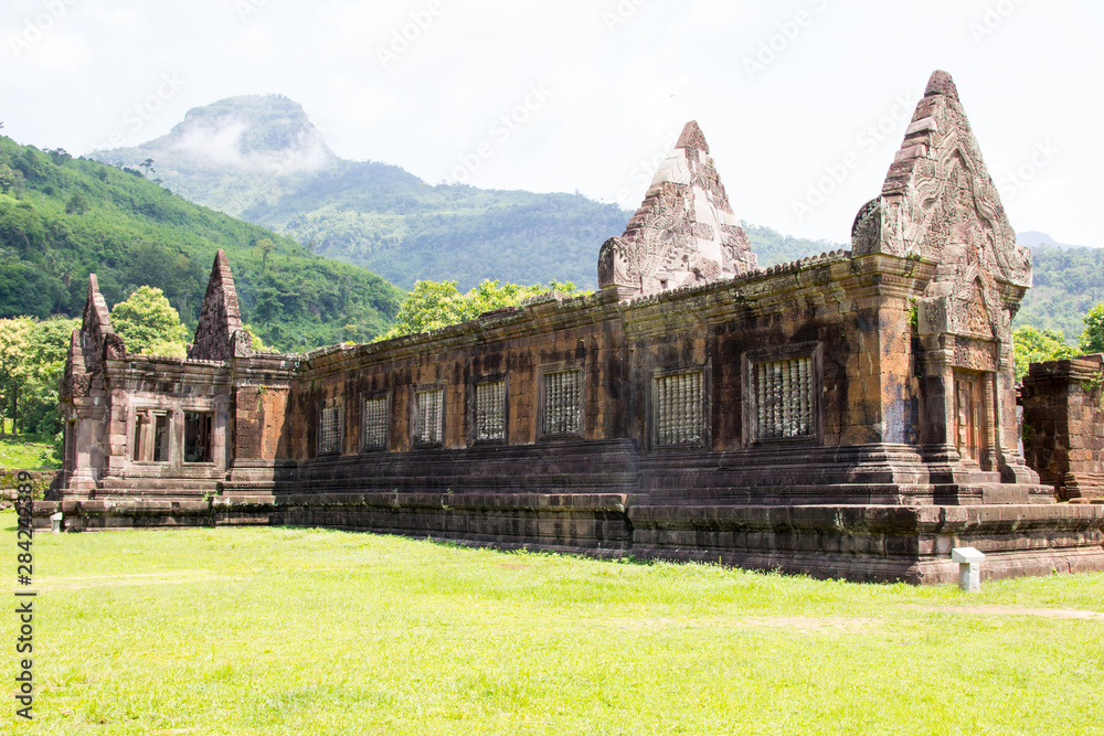 On the West bank of the Mekong river South of Pakse are the ruins of an ancient Khmer temple named Wat Phou. The temple and associated settlements are inscribed on the UNESCO World Heritage List