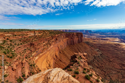 Rim of Shafer Canyon